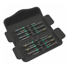 Wera 05073675001 12 SB 12-Piece Kraftform Micro Screwdriver Set