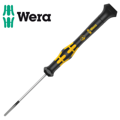 Wera 05030101001 1578A ESD Kraftform Micro Screwdriver Slotted 0.23/1.5/40