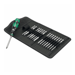 Wera 05059295001 Kraftform Kompakt 60 Nut/Slot/Hex/PH/PZ/Torx BO Set of 17