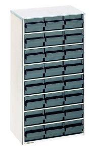 Raaco 102537 1224-02 Component Storage Cabinet 24 Drawers ESD