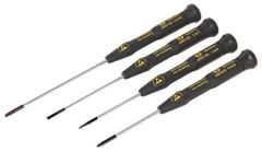 CK Tools Xonic ESD Safe Precision Screwdriver SL/PH Slotted Phillips Set Of 4