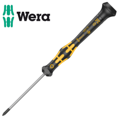 Wera 05030115001 1555 ESD Kraftform Micro Screwdriver Pozi PZ0/60