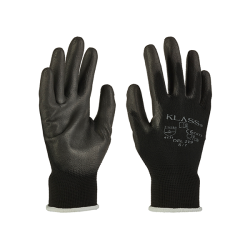 PU Coated Palm on Polyester Liner Klass Work Gloves