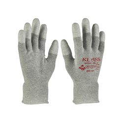 ESD Antistatic Fingertip PU Coated Dissipative Gloves