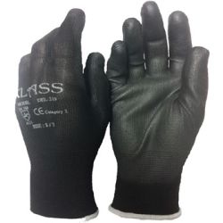 PU Coated Palm on Polyester Liner Klass Work Glove DEL219