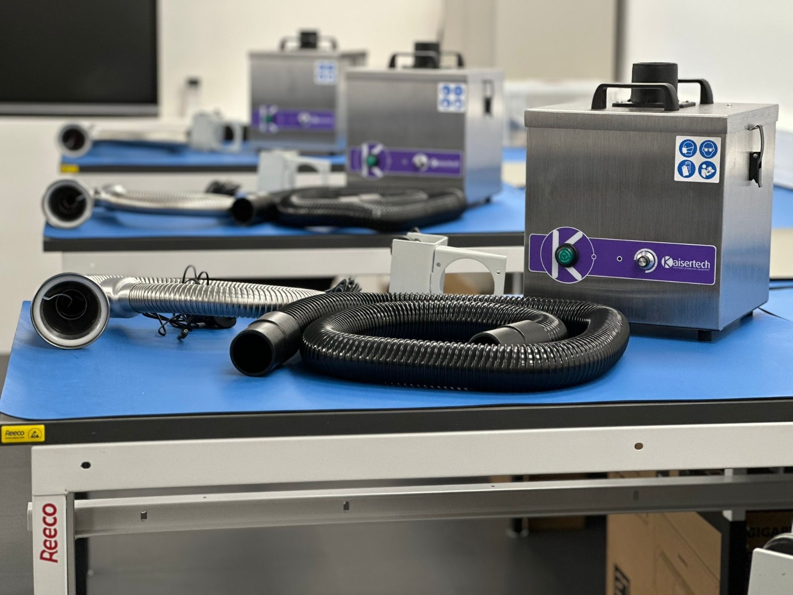 Overview of the Purex Fume Extraction Units sold to ART